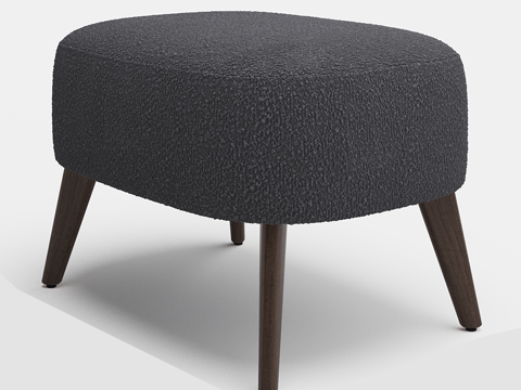  北欧简约沙发矮凳 矮凳 简约矮凳 凳子 沙发矮凳3d模型 