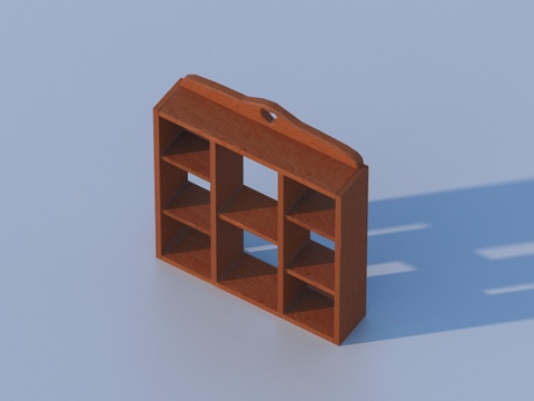  置物柜 柜子3d模型 