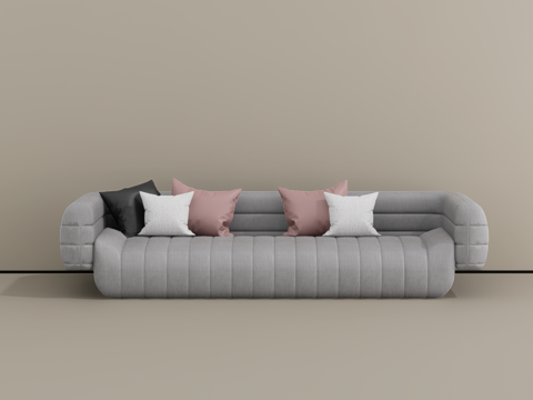 三人沙发su模型