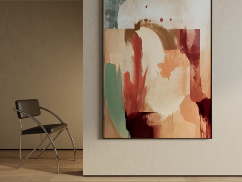  现代装饰画 装饰画 意式装饰画 挂画 现代抽象挂画3d模型 