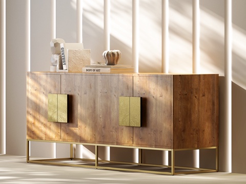 现代中古边柜 现代意式玄关柜 意式装饰柜 意式玄关柜 意式su模型