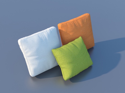  枕头 抱枕 靠枕3d模型 