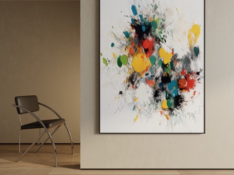  现代装饰画 装饰画 意式装饰画 挂画 现代抽象挂画3d模型 