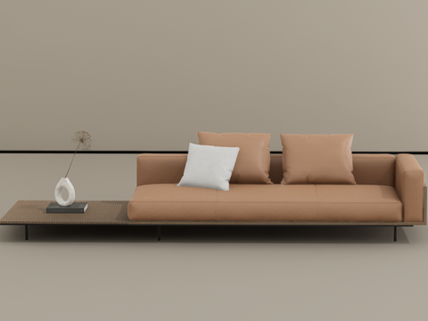 三人沙发su模型