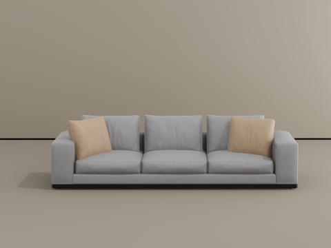  多人沙发su模型 