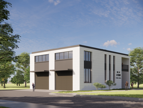 现代公厕 公共卫生间建筑su模型