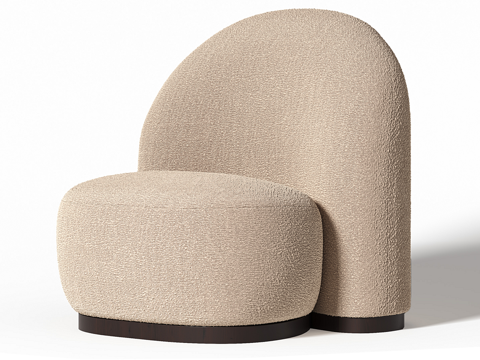  现代简约单人沙发  单人沙发 简约沙发 休闲沙发 客厅沙发3d模型 