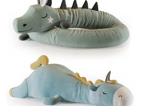  毛绒玩具3d模型 