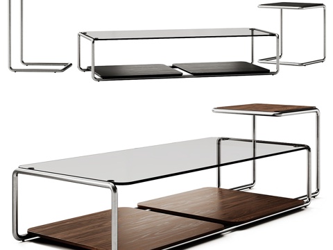  现代极简 Kave Home Tarsel 咖啡桌 茶几3d模型 