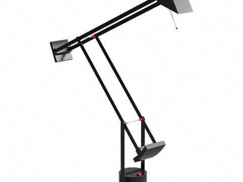  现代台灯3d模型 