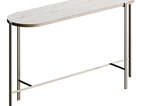  现代极简端景台 玄关桌3d模型 