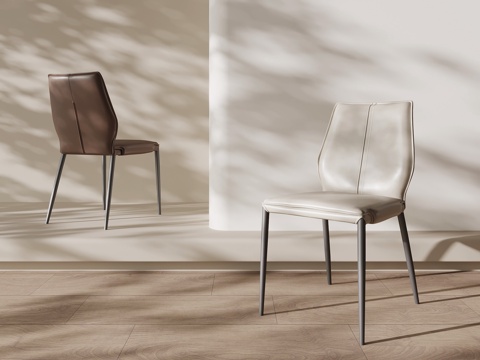 现代简约餐椅 椅子su模型