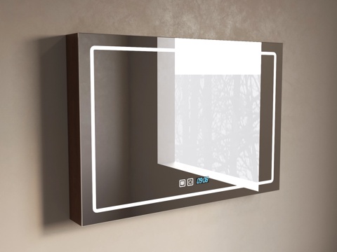 现代浴室镜su模型