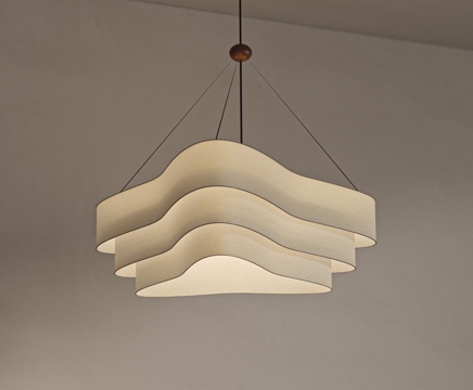 侘寂宋氏吊灯 客厅吊灯su模型