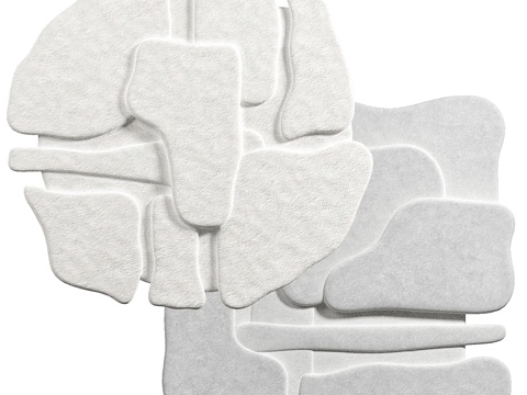  现代侘寂 Erelab 墙饰挂件3d模型 