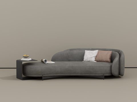 双人沙发su模型