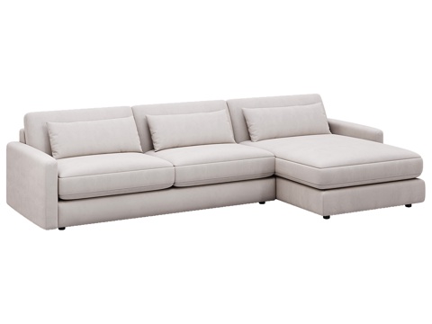  Arhaus现代沙发 布艺沙发 组合沙发 多人沙发 双人沙发3d模型 