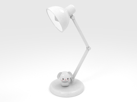  台灯 可调节 书桌灯 儿童灯3d模型 