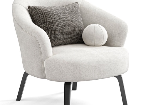  现代 Eichholtz Moretti 扶手椅3d模型 