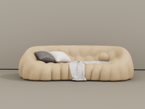 双人沙发su模型