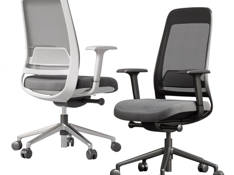  goodtone 谷腾 现代办公椅组合 FILO人体工学椅3d模型 