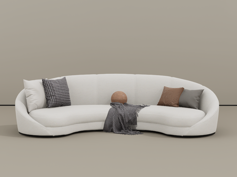  休闲沙发su模型 