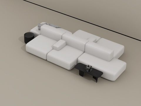 沙发组合su模型