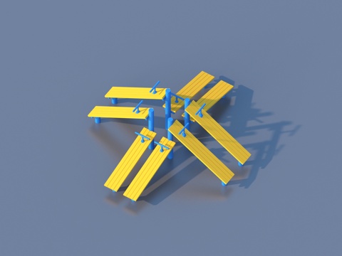  健身器材3d模型 