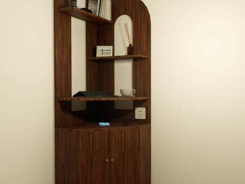 角柜 边柜 床头柜su模型