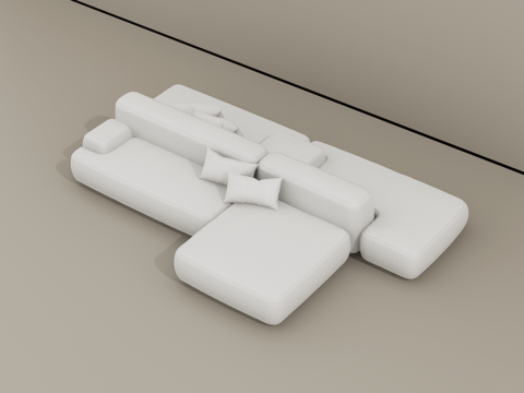 沙发组合su模型