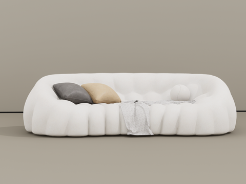  休闲沙发su模型 