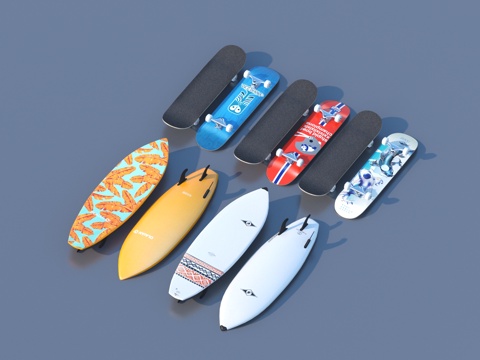  运动器材 小品3d模型 