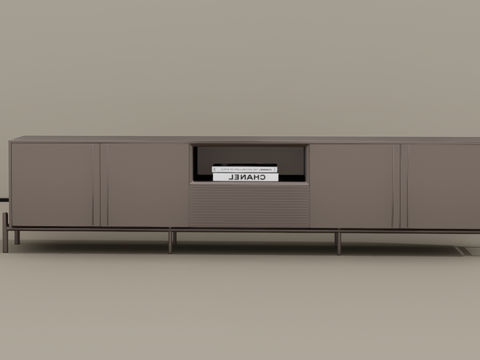  电视柜su模型 