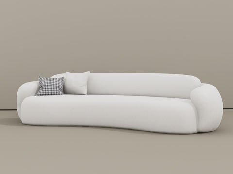 休闲沙发su模型