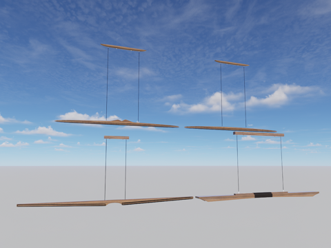 新中式吊灯组合su模型