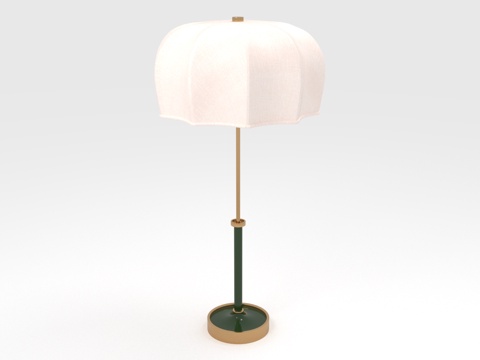  台灯 灯罩 灯座 灯杆 家居照明3d模型 