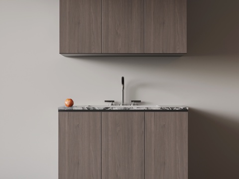  现代意式阳台柜3d模型 