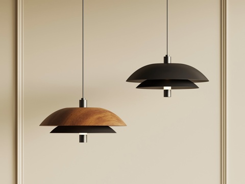 现代吊灯 金属吊灯su模型