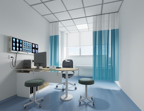  现代诊室3d模型 