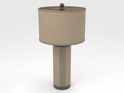  台灯 灯罩 灯座 家居照明 室内装饰3d模型3d模型 