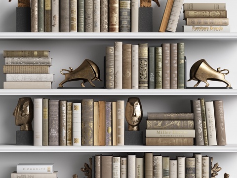  经典书籍033d模型 