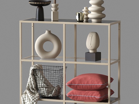  饰品摆件 置物架3d模型 