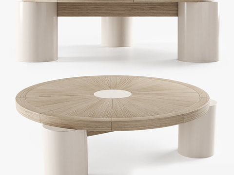  茶几 圆几 桌几3d模型 