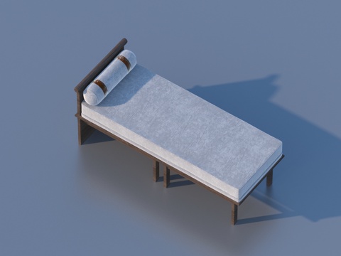  床尾凳 沙发凳 长凳3d模型 