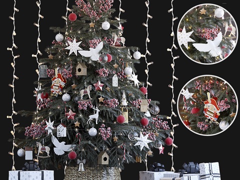  圣诞树6号科罗纳3d模型 