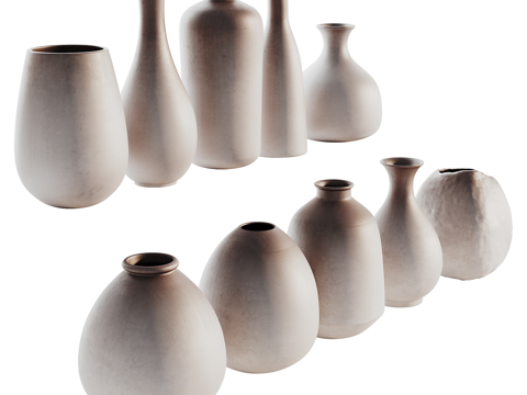  陶瓷器皿3d模型 