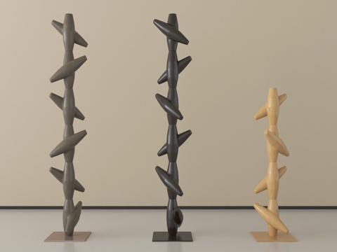 现代室内艺术装置 雕塑装置su模型su模型