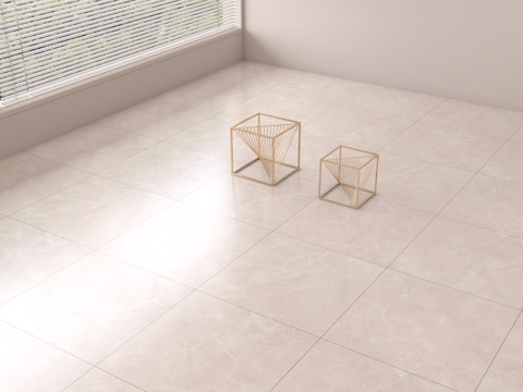  现代石材 地砖 米色砖 大理石亮光瓷砖3d模型 