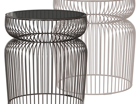  圆几 边几 角几3d模型 