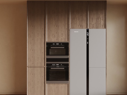 新中式电电器柜su模型